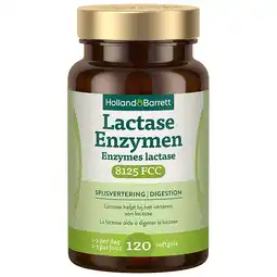 Holland & Barrett Holland & Barrett Lactase Enzymen 8125 FCC - 120 capsules aanbieding