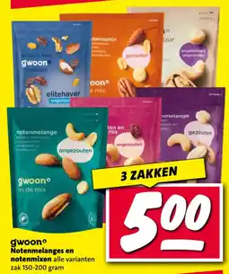 Nettorama Gwoon notenmelanges en notenmixen aanbieding