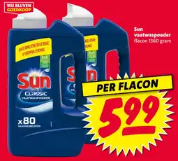 Nettorama Sun vaatwaspoeder aanbieding