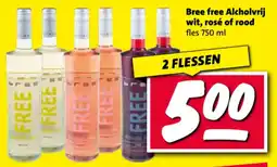 Nettorama Bree free Alcholvrij wit, rosé of rood aanbieding