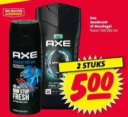 Nettorama Axe deodorant of douchegel aanbieding