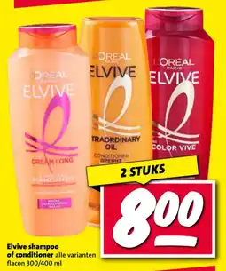 Nettorama Elvive shampoo of conditioner aanbieding