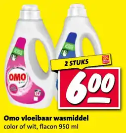 Nettorama Omo vloeibaar wasmiddel aanbieding