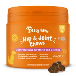 Zooplus 2x Zesty Paws Hip & Joint Chews Kalkoen 90 kauwtabletten aanvullend voer voor honden aanbieding