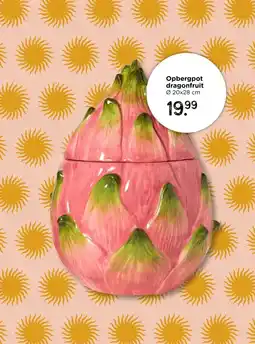 Xenos Opbergpot dragonfruit aanbieding