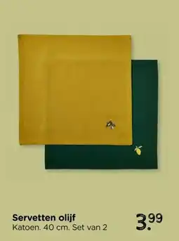 Xenos Servetten olijf aanbieding