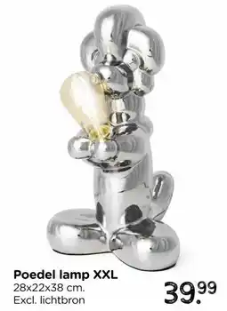 Xenos Poedel lamp XXL aanbieding