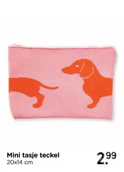 Xenos Mini tasje teckel aanbieding
