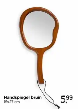 Xenos Handspiegel bruin aanbieding