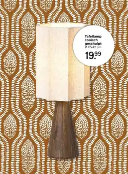 Xenos Tafellamp conisch geschulpt aanbieding