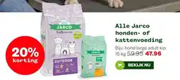 Welkoop Alle Jarco honden- of kattenvoeding aanbieding