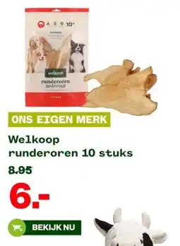 Welkoop Welkoop runderoren aanbieding