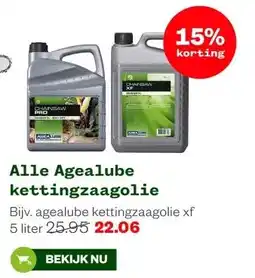 Welkoop Alle Agealube kettingzaagolie aanbieding