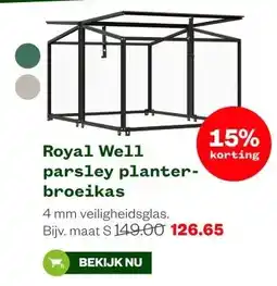 Welkoop Royal Well parsley planter- broeikas aanbieding