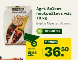 Welkoop Agri Select houtpellets wit aanbieding