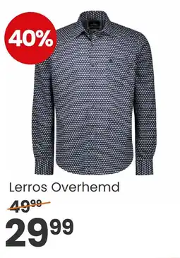 Van Dal Mannenmode Lerros Overhemd aanbieding