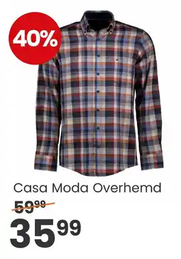Van Dal Mannenmode Casa Moda Overhemd aanbieding