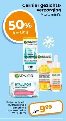 Trekpleister Garnier gezichts- verzorging aanbieding