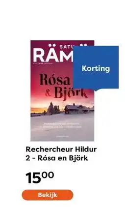 The Read Shop Rechercheur Hildur 2 - Rósa en Björk aanbieding