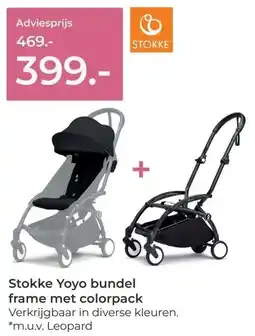 Prenatal Stokke Yoyo bundel frame met colorpack aanbieding