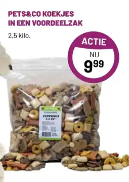 Pets & Co PETS&CO KOEKJES IN EEN VOORDEELZAK aanbieding
