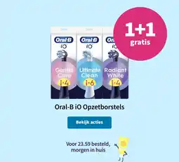Plein.nl Oral B IO Opzetborstels aanbieding