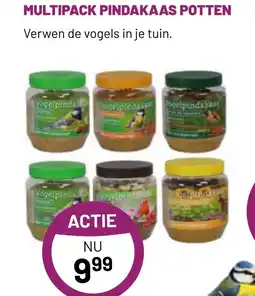 Pets & Co MULTIPACK PINDAKAAS POTTEN aanbieding