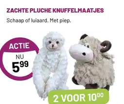 Pets & Co ZACHTE PLUCHE KNUFFELMAATJES aanbieding