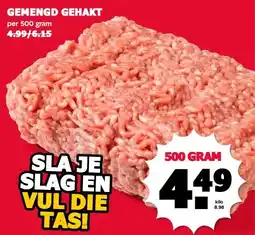 MCD Supermarkt GEMENGD GEHAKT aanbieding