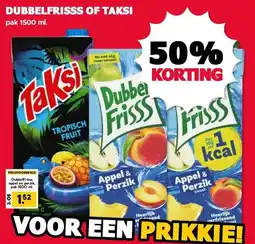 MCD Supermarkt DUBBELFRISSS OF TAKSI aanbieding
