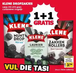 MCD Supermarkt KLENE DROPZAKJES aanbieding