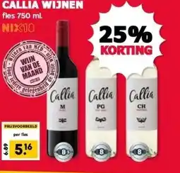 MCD Supermarkt CALLIA WIJNEN aanbieding