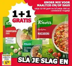 MCD Supermarkt KNORR MIX VOOR MAALTIJD EN/OF SAUS aanbieding