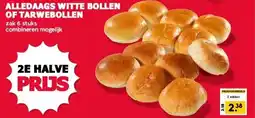 MCD Supermarkt ALLEDAAGS WITTE BOLLEN OF TARWEBOLLEN aanbieding