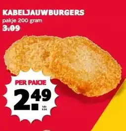 MCD Supermarkt KABELJAUWBURGERS aanbieding