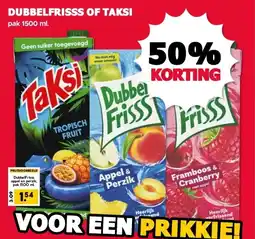 MCD Supermarkt DUBBELFRISSS OF TAKSI aanbieding