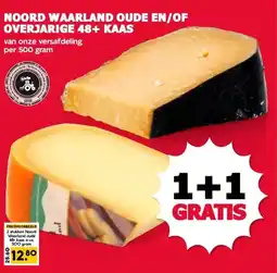 MCD Supermarkt NOORD WAARLAND OUDE EN/OF OVERJARIGE 48+ KAAS aanbieding