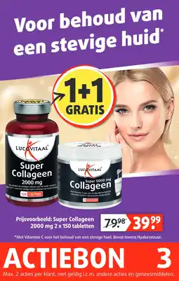 Lucovitaal Super Collageen 2000 mg aanbieding