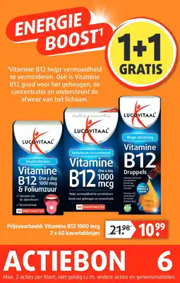 Lucovitaal Vitamine B12 aanbieding
