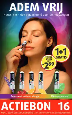 Lucovitaal 2 NEUSSTICKS aanbieding