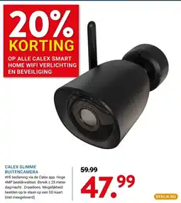 Kluswijs CALEX SLIMME BUITENCAMERA aanbieding