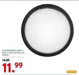 Kluswijs PLAFONNIERE PLANET 1 aanbieding