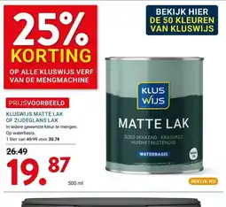 Kluswijs KLUSWIJS MATTE LAK OF ZIJDEGLANS LAK aanbieding