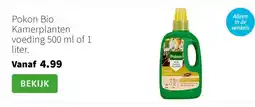 Intratuin Pokon Bio Kamerplanten voeding 500 ml of 1 liter. aanbieding