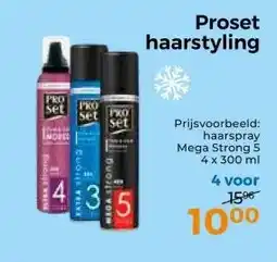 Trekpleister Proset haarstyling aanbieding