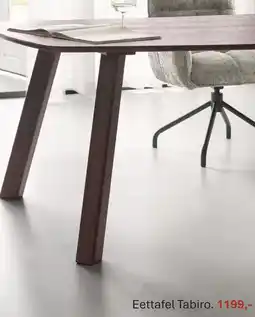INHOUSE Eettafel Tabiro aanbieding