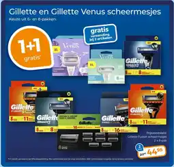 Trekpleister Gillette en Gillette Venus scheermesjes Keuze uit 6- en 8-pakken. aanbieding