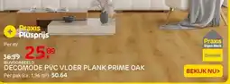 Praxis Decomode Pvc Vloer Plank Prime Oak aanbieding