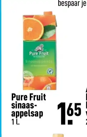 ALDI Pure Fruit sinaasappelsap 1 L aanbieding