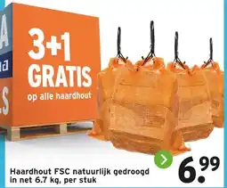 GAMMA Haardhout FSC natuurlijk gedroogd aanbieding